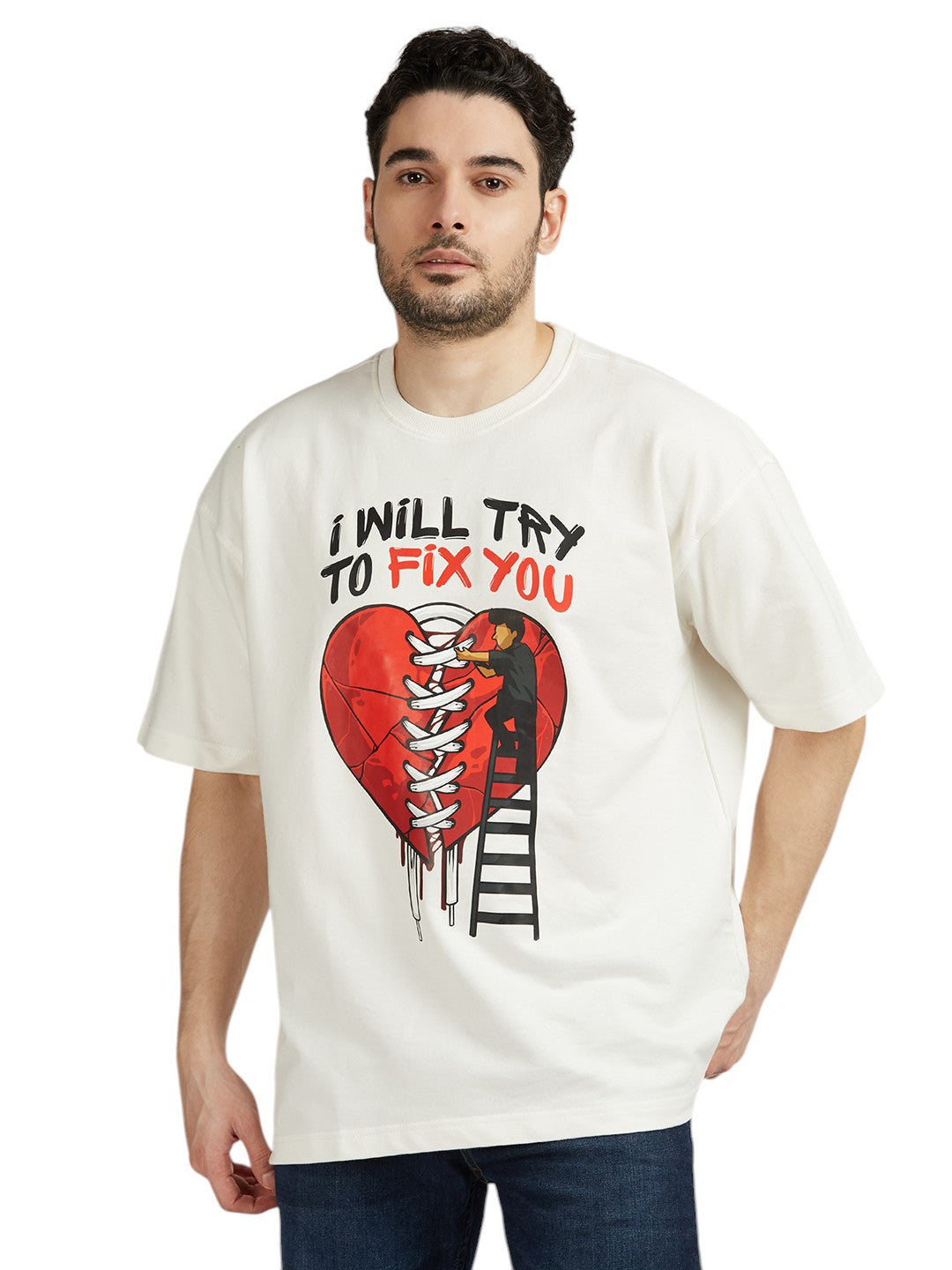 Coldplay Fix You Oversized 260gsm Tshirt