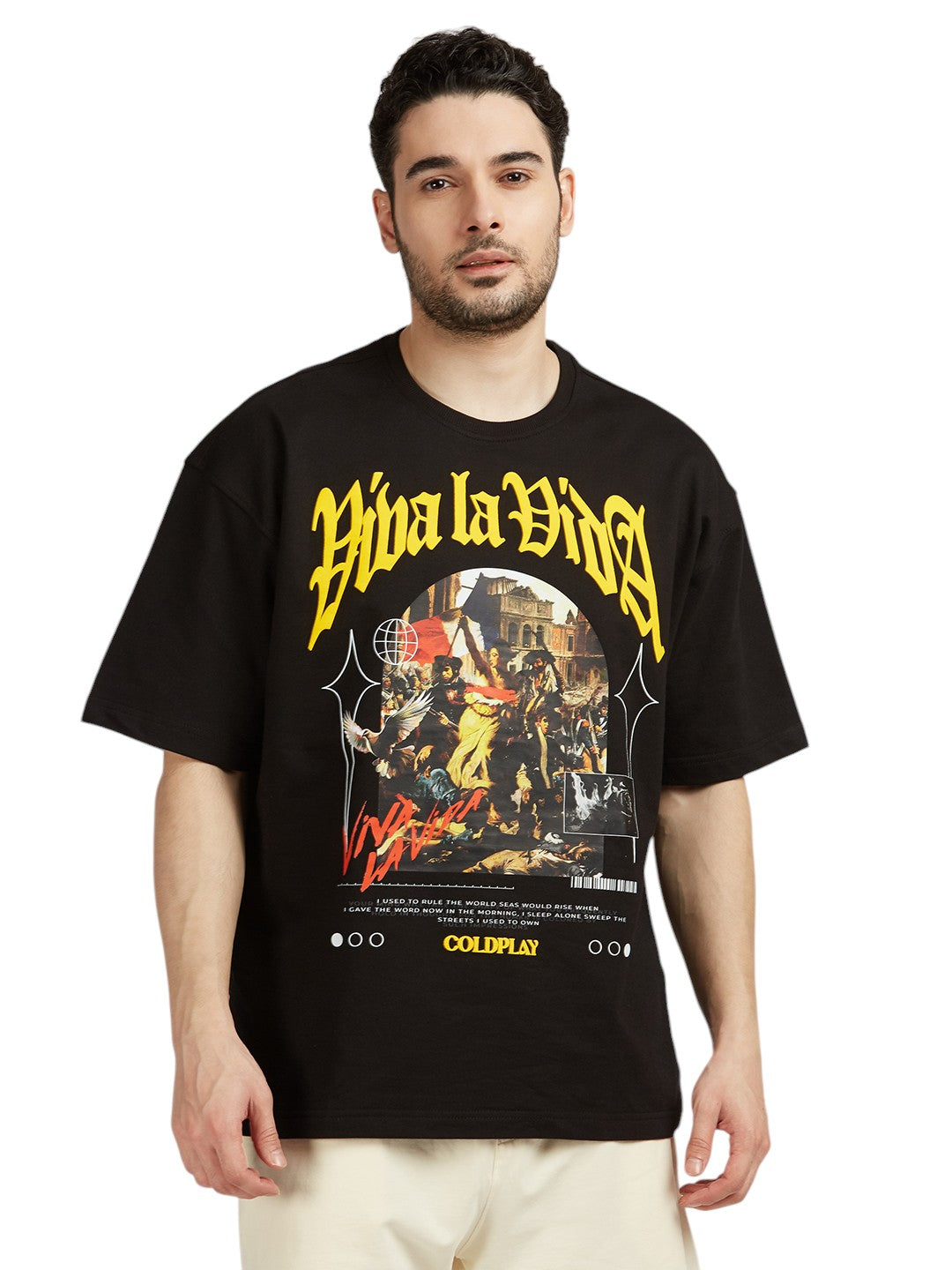 Coldplay Viva Da Vida Oversized 260gsm Tshirt