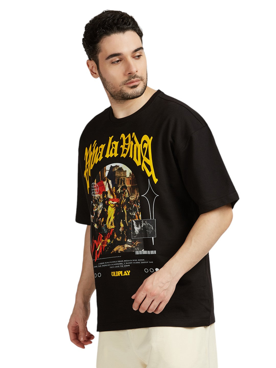 Coldplay Viva Da Vida Oversized 260gsm Tshirt