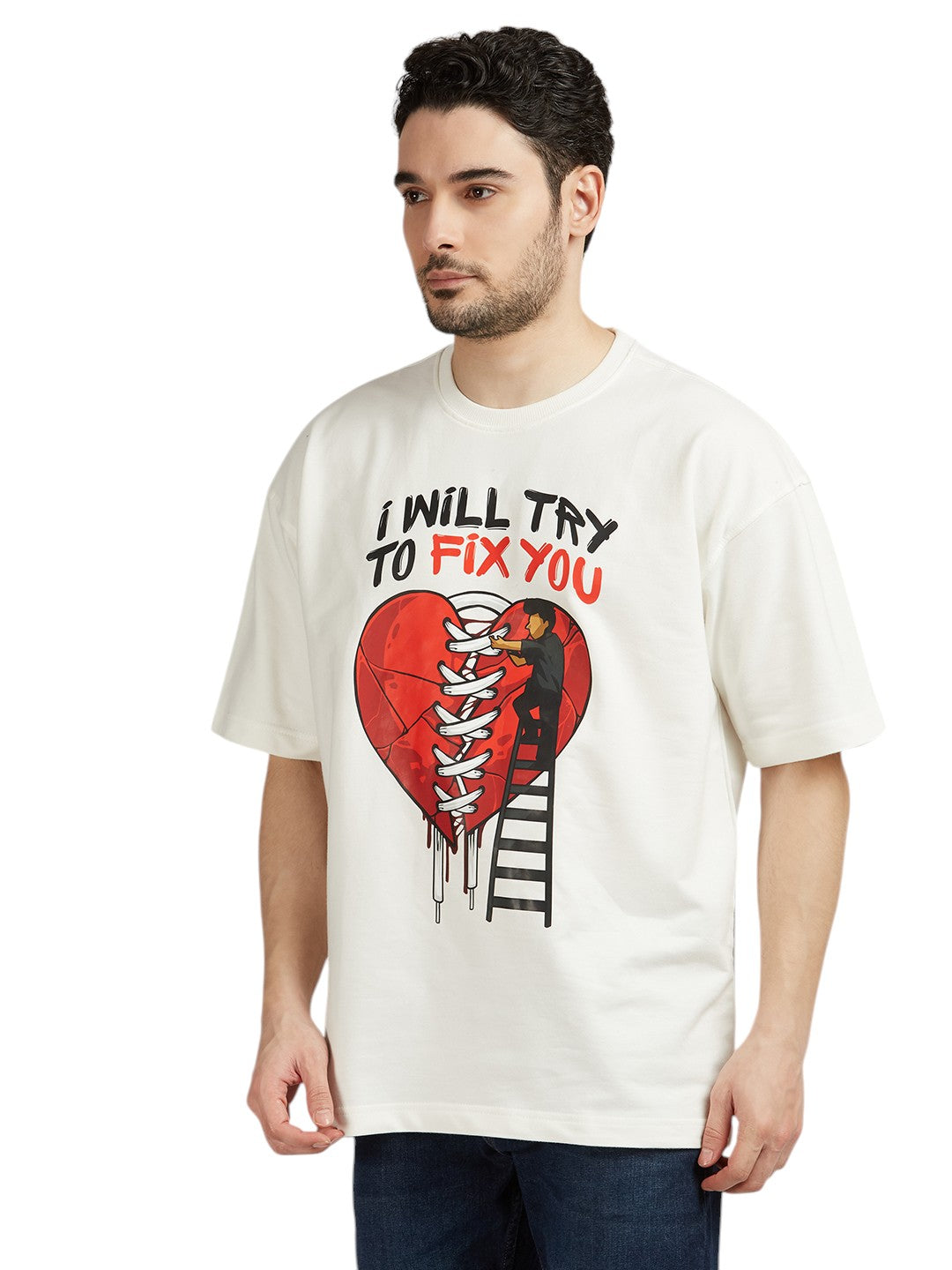 Coldplay Fix You Oversized 260gsm Tshirt