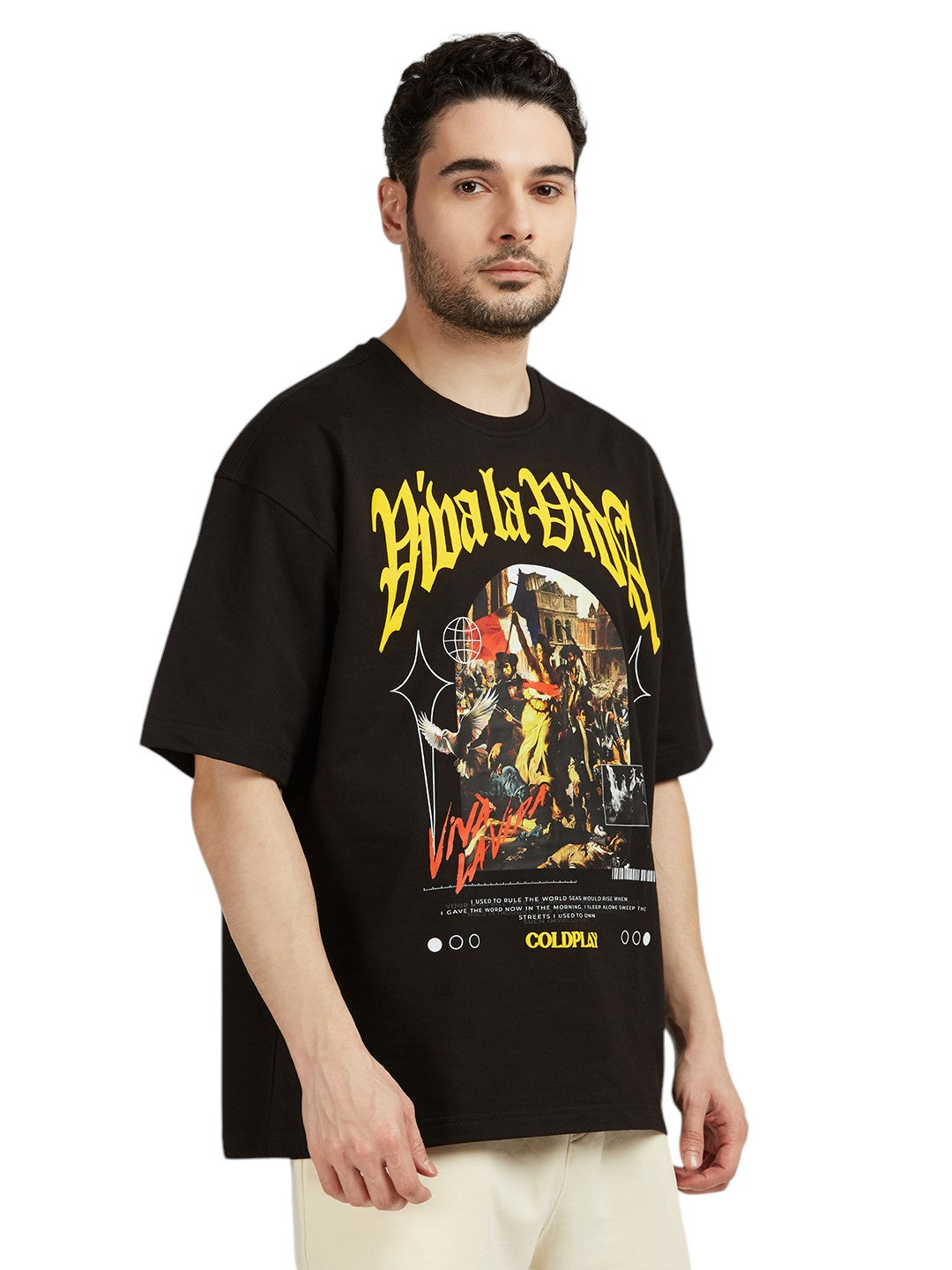 Coldplay Viva Da Vida Oversized 260gsm Tshirt