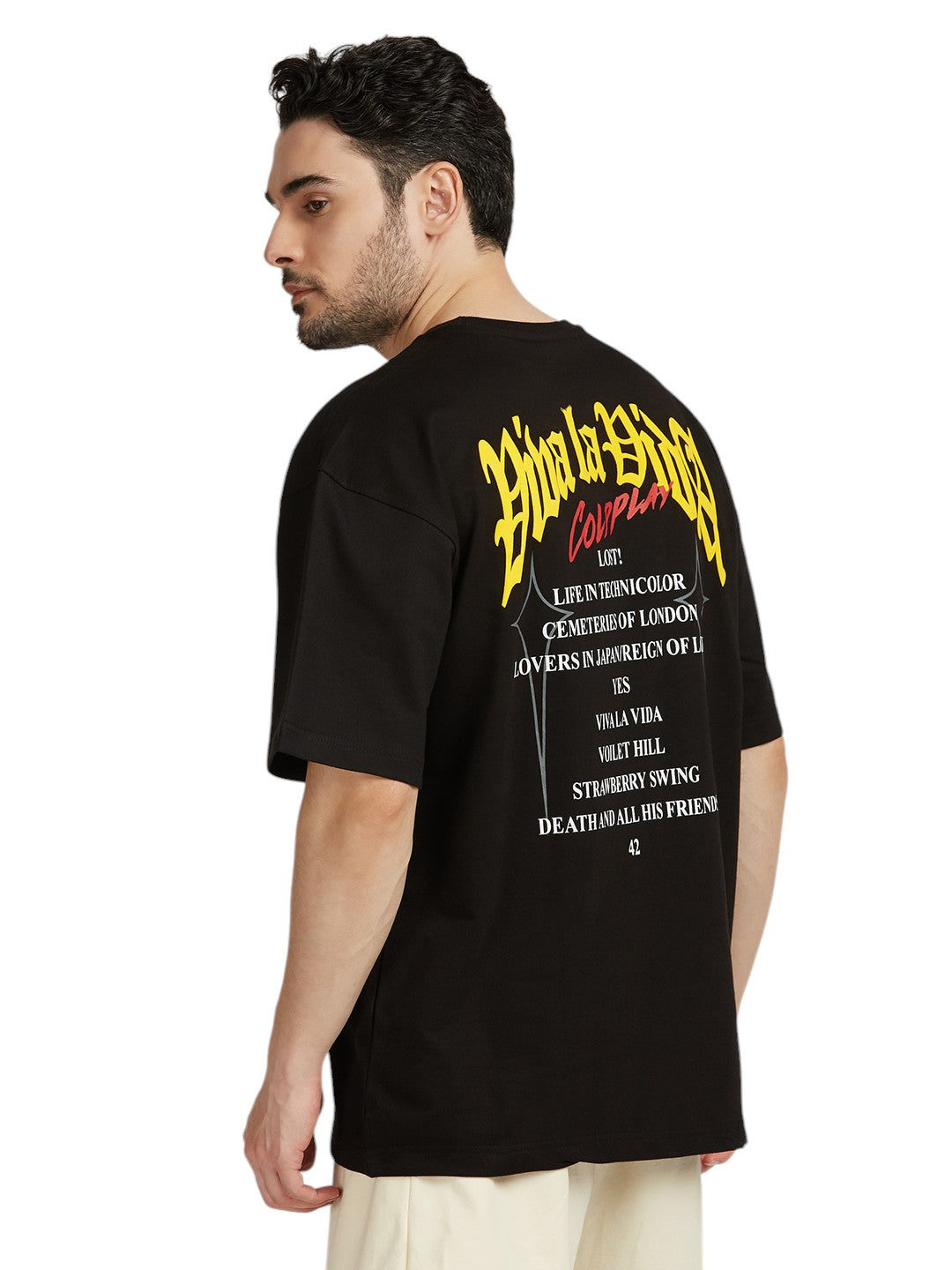 Coldplay Viva Da Vida Oversized 260gsm Tshirt