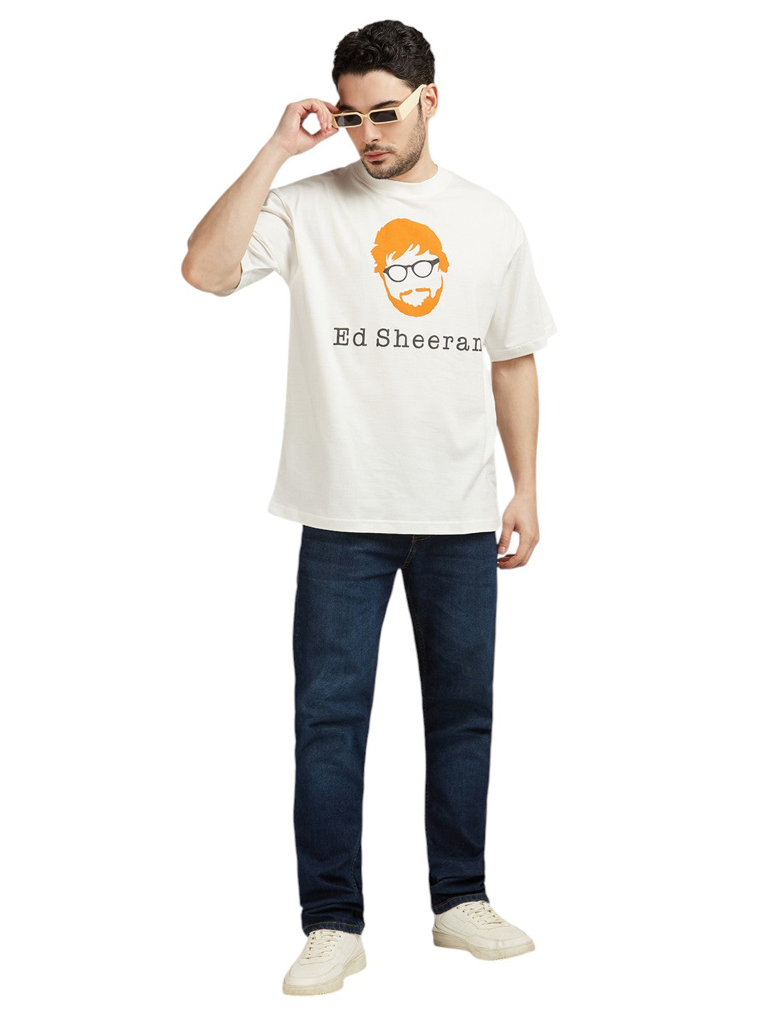 Ed Sheeran Puff Print/3d Limited Edition 200 GSM Oversized T-Shirt, Fan Favorite
