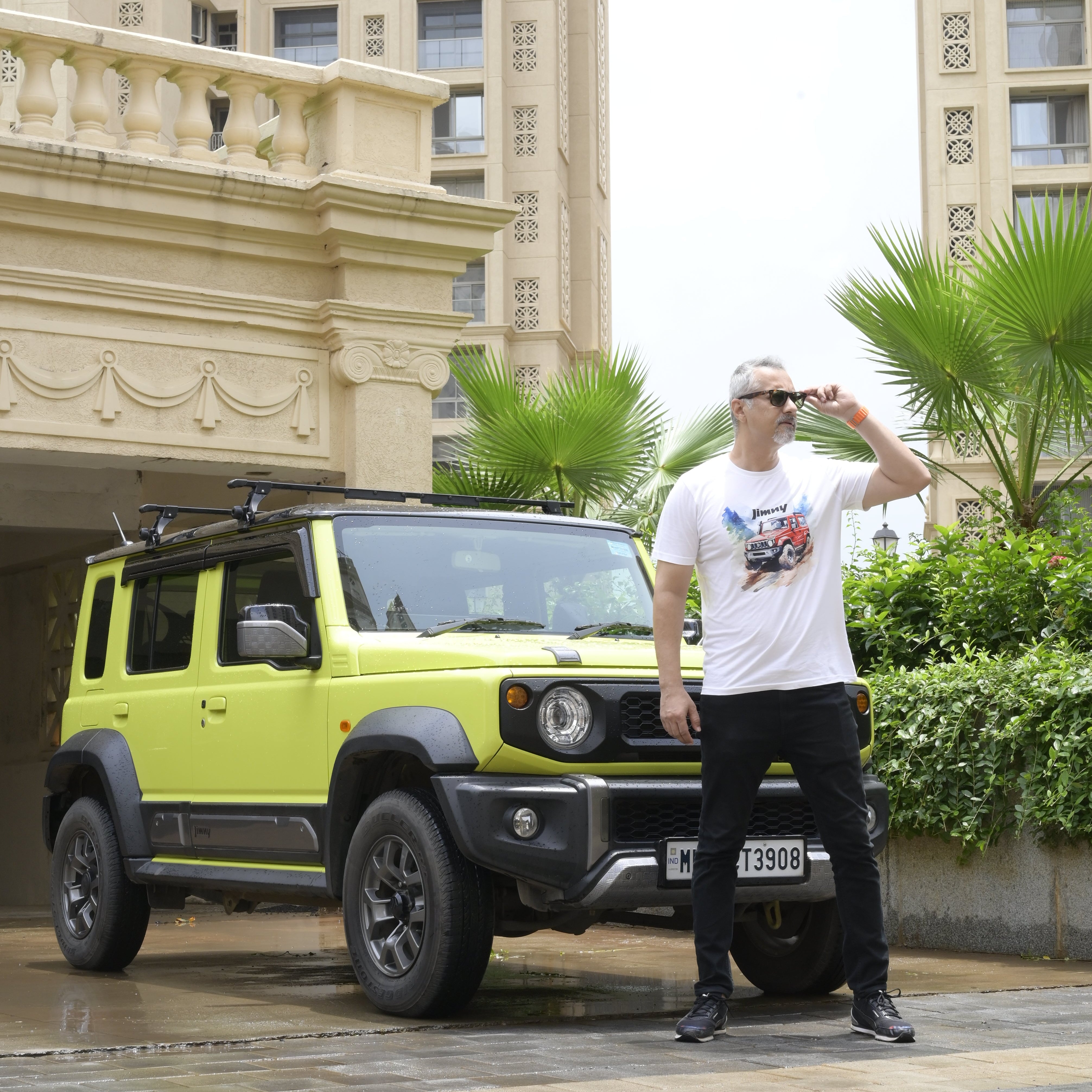 Suzuki Jimny Premium  Cotton Graphic Print 180 GSM T-Shirt Unisex