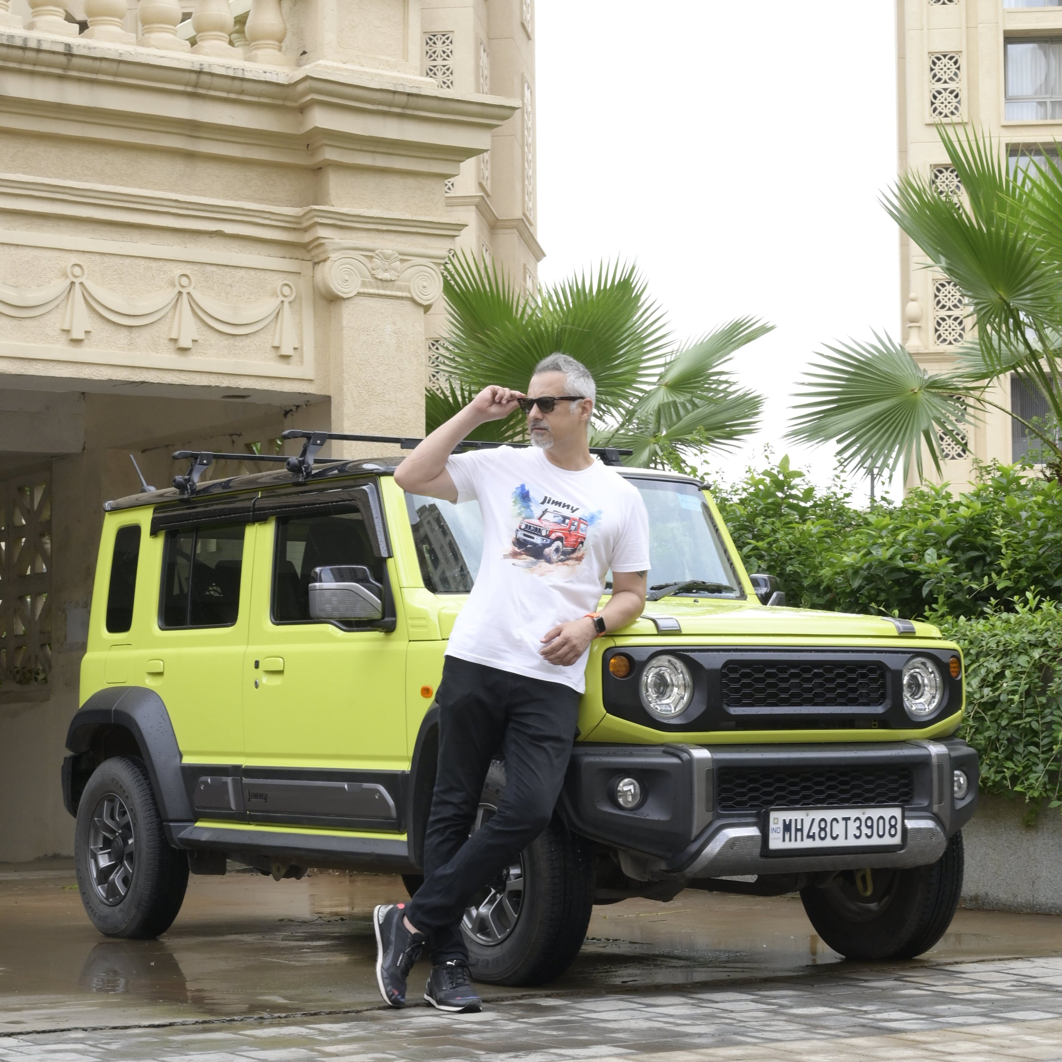 Suzuki Jimny Premium  Cotton Graphic Print 180 GSM T-Shirt Unisex