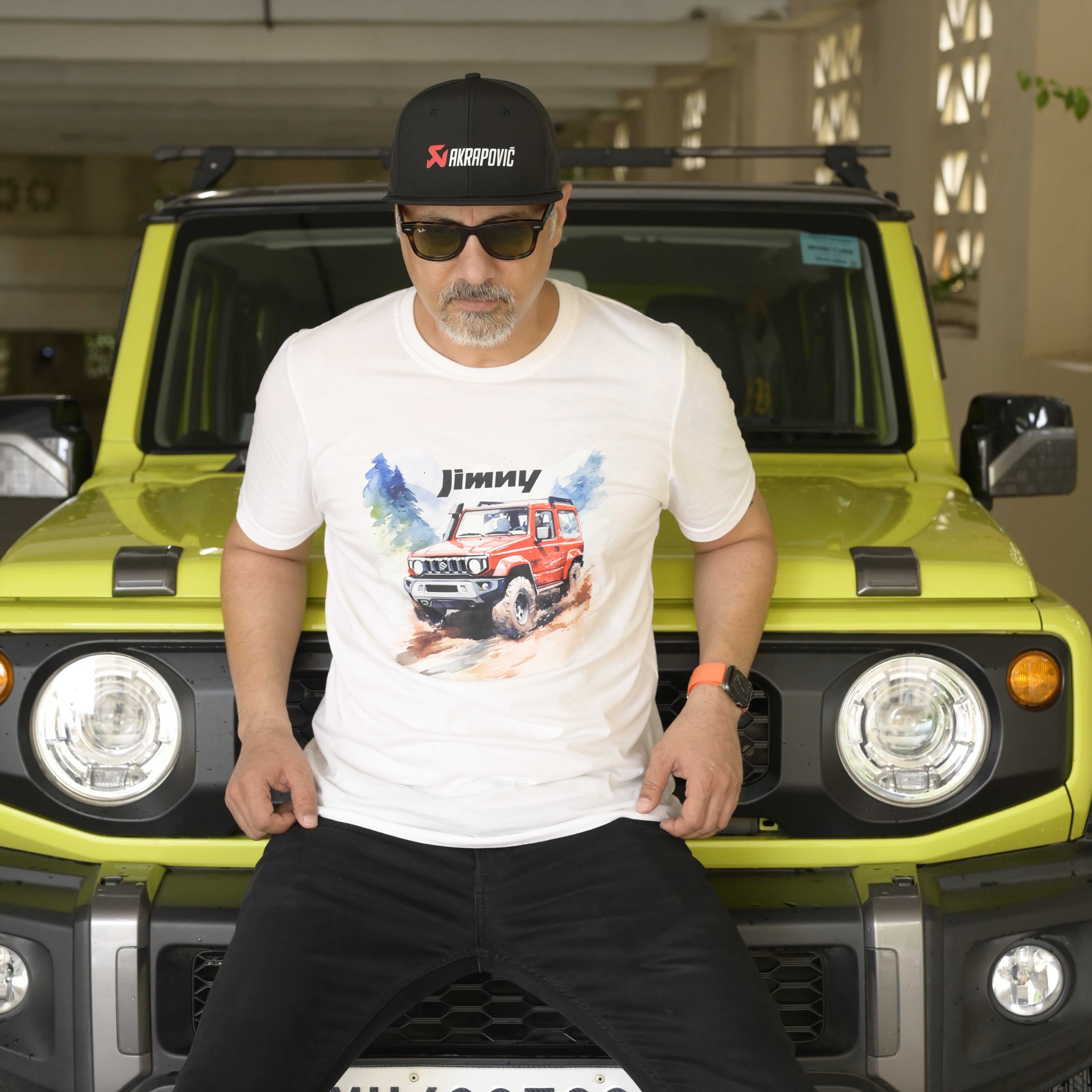 Suzuki Jimny Premium  Cotton Graphic Print 180 GSM T-Shirt Unisex