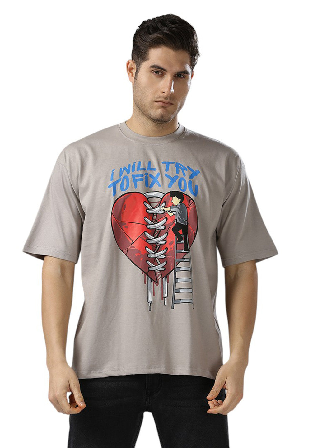 Coldplay Fix You Oversized 230gsm Tshirt Unisex