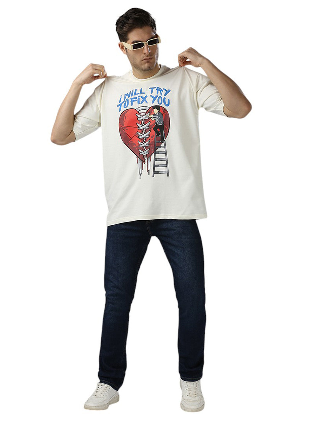 Coldplay Fix You Oversized 230gsm Tshirt Unisex