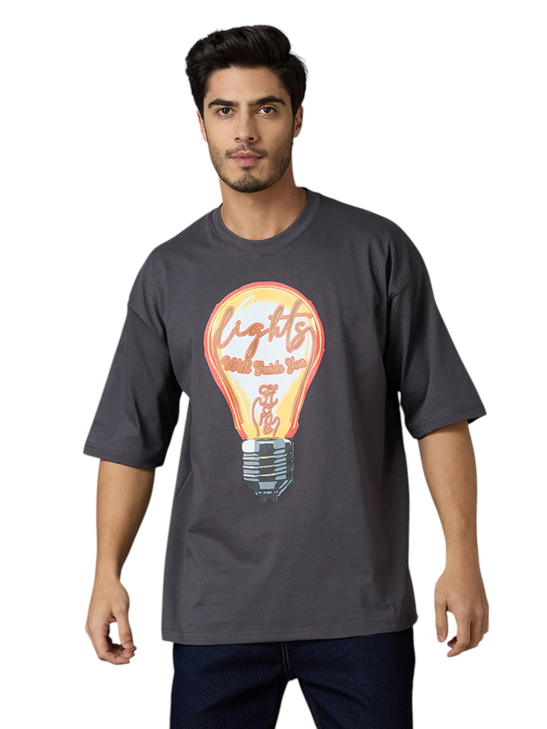 Coldplay Lights Will Guide You Oversized 230gsm Tshirt