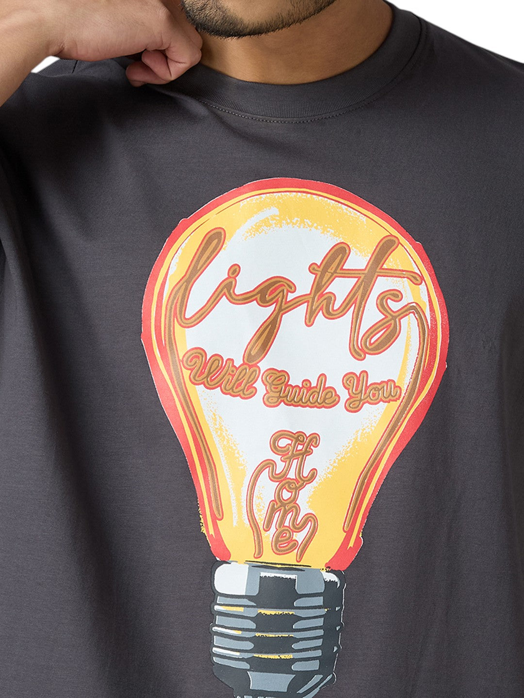 Coldplay Lights Will Guide You Oversized 230gsm Tshirt