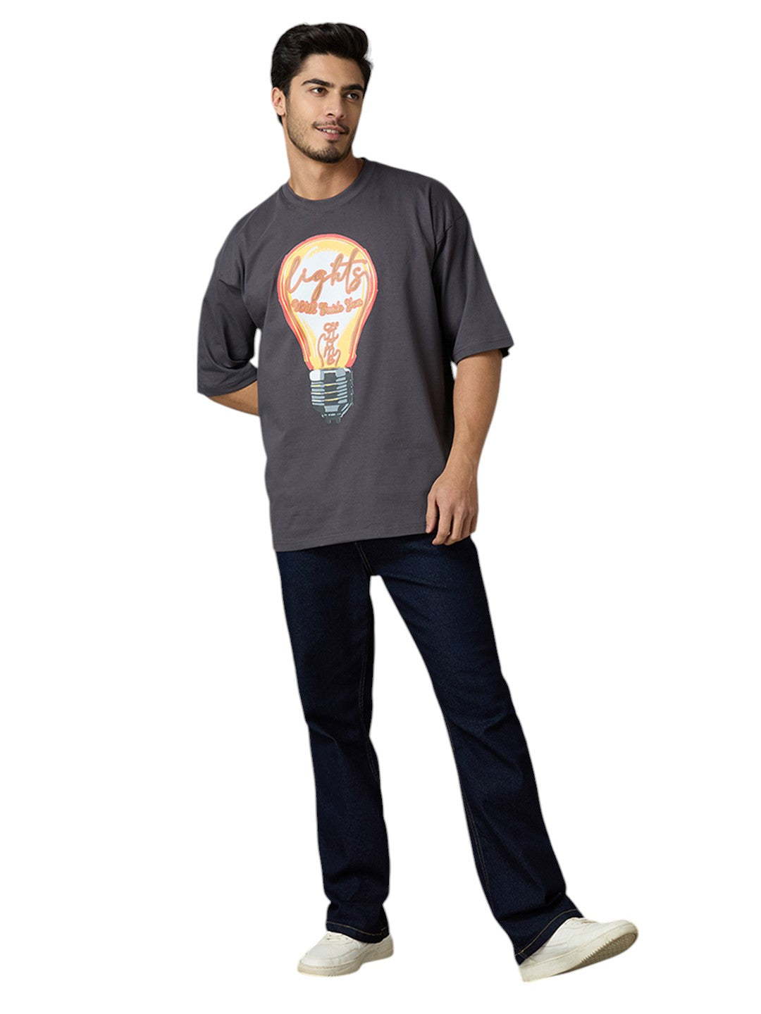 Coldplay Lights Will Guide You Oversized 230gsm Tshirt