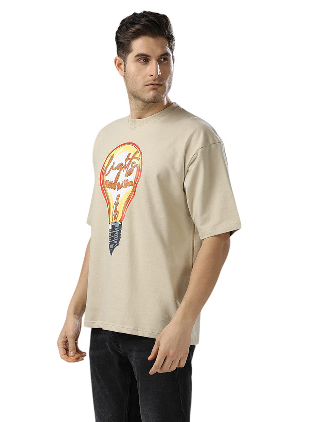 Coldplay Lights Will Guide You Oversized 230gsm Tshirt