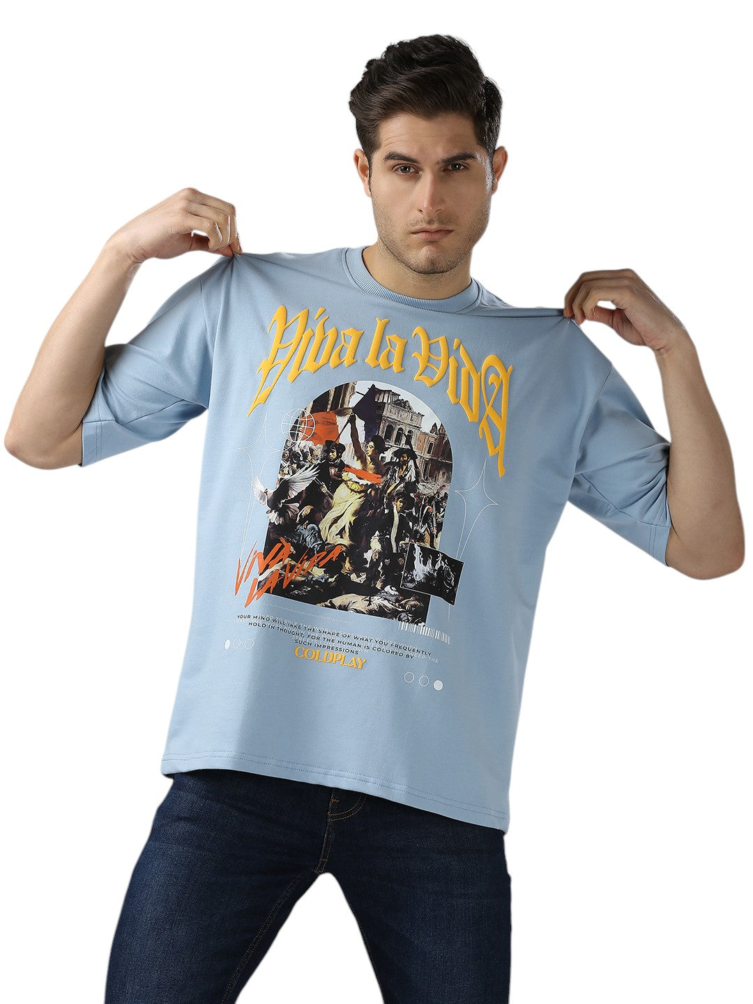 Coldplay Viva Da Vida Oversized 260gsm Tshirt Unisex