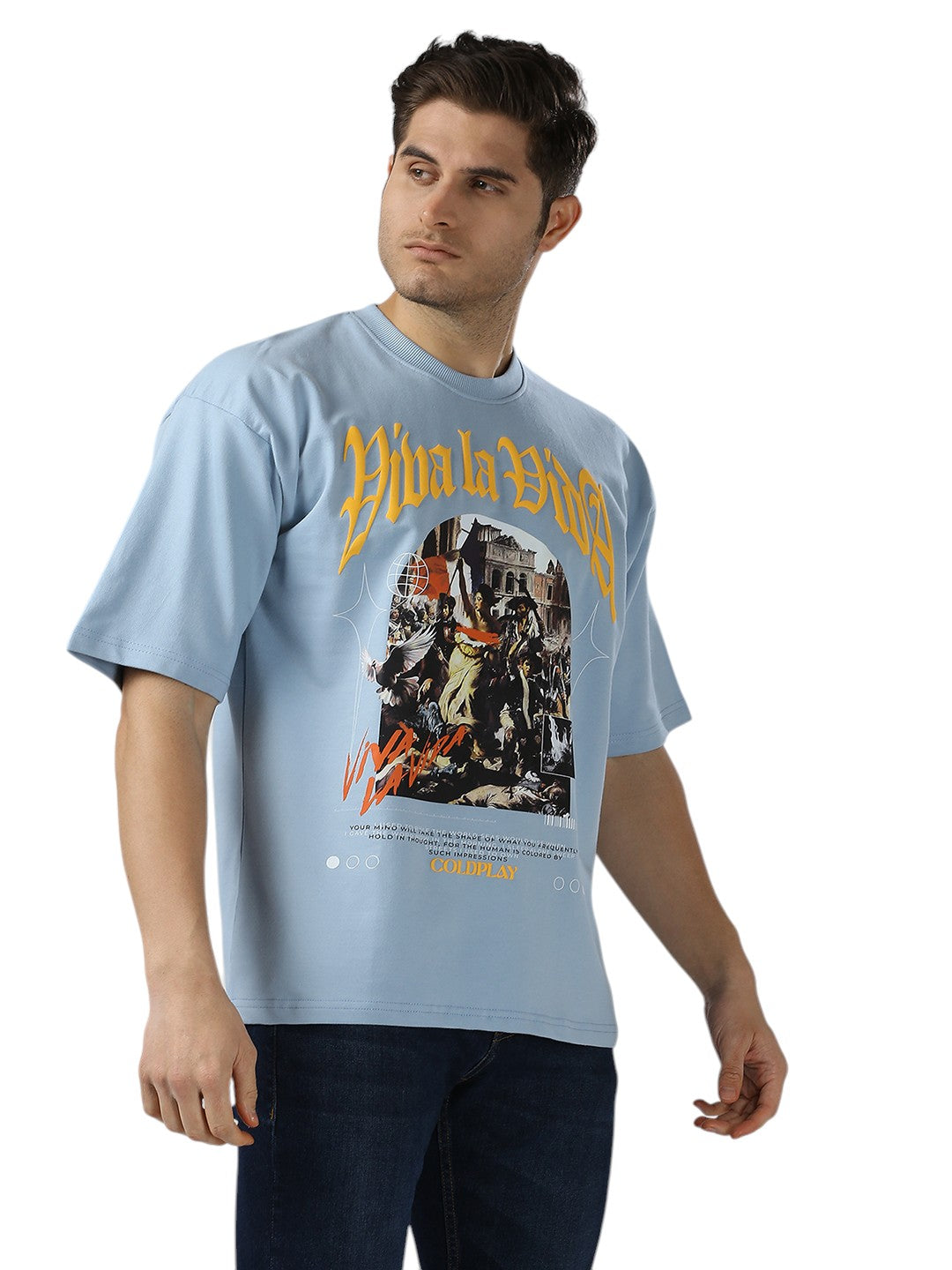 Coldplay Viva Da Vida Oversized 260gsm Tshirt Unisex