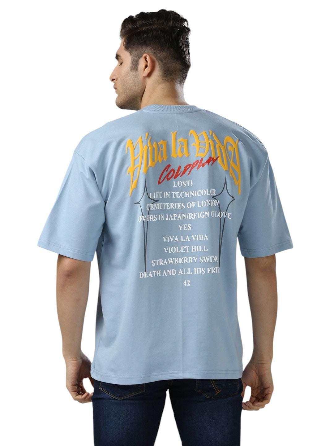 Coldplay Viva Da Vida Oversized 260gsm Tshirt Unisex