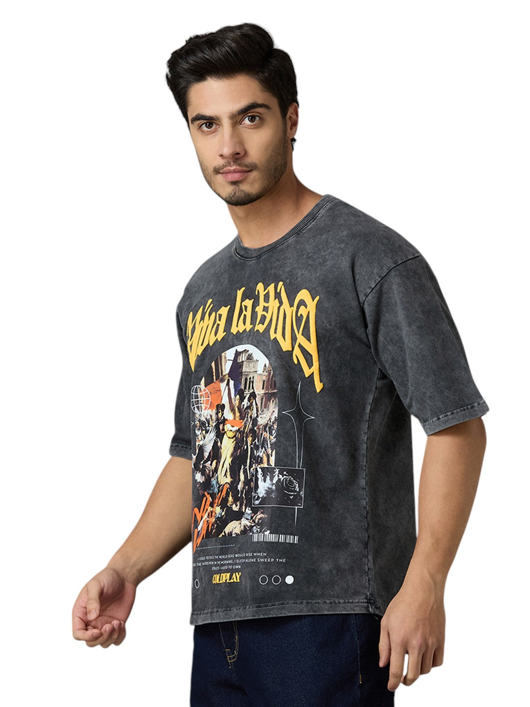 Coldplay Viva Da Vida Oversized 260gsm Tshirt Unisex