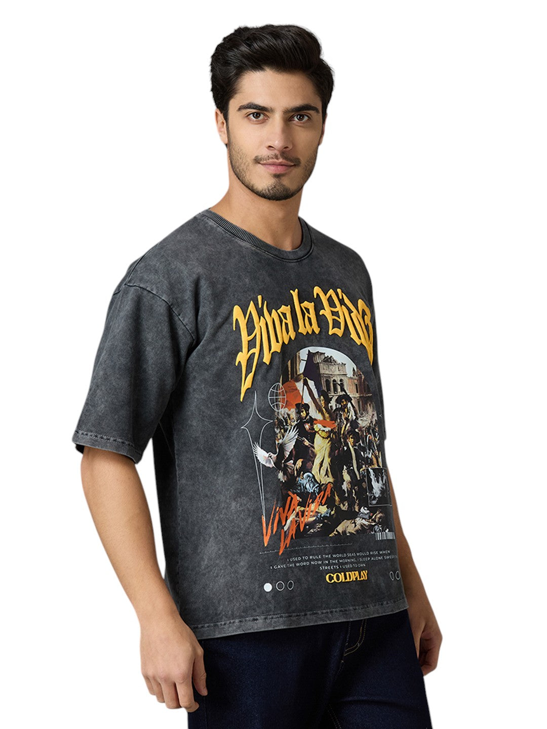 Coldplay Viva Da Vida Oversized 260gsm Tshirt Unisex