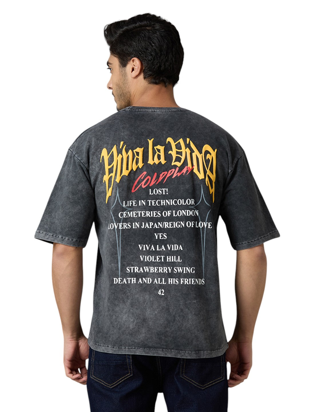 Coldplay Viva Da Vida Oversized 260gsm Tshirt Unisex