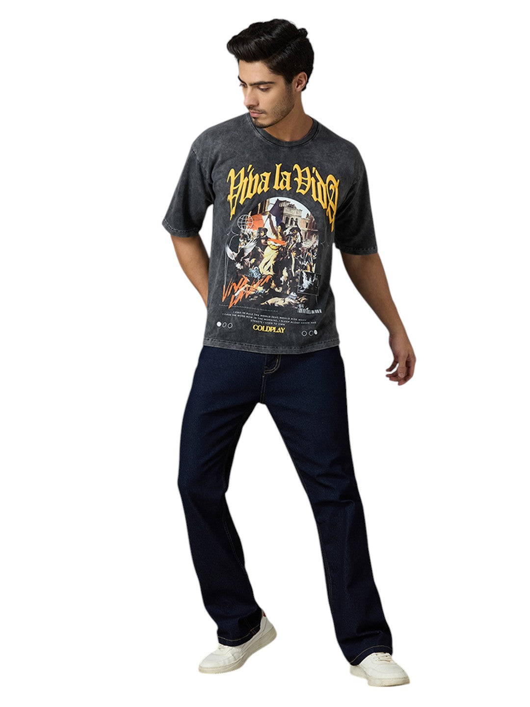 Coldplay Viva Da Vida Oversized 260gsm Tshirt Unisex