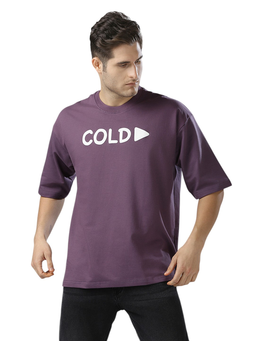 Coldplay Oversized Puff Print Cotton 220gsm T-Shirt