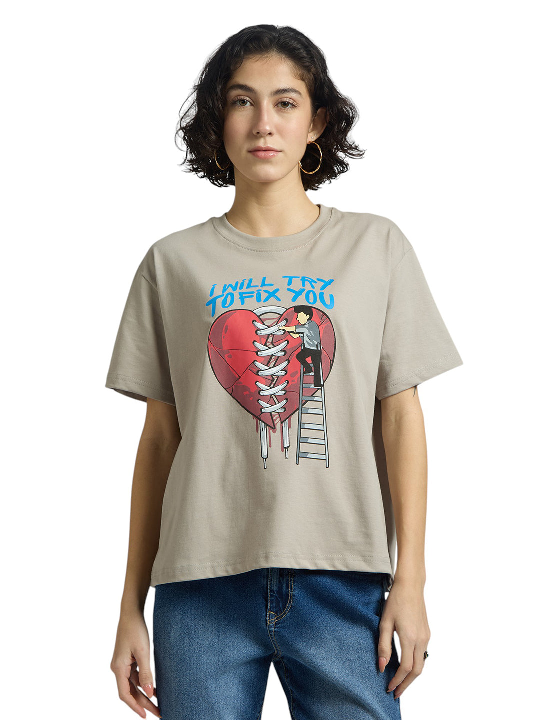 Coldplay Fix You Oversized 230gsm Tshirt