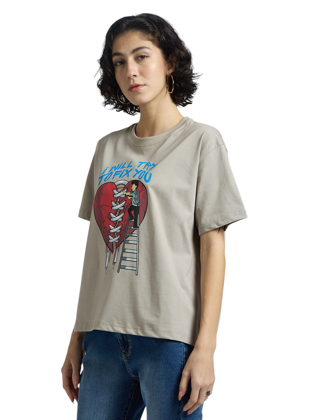 Coldplay Fix You Oversized 230gsm Tshirt