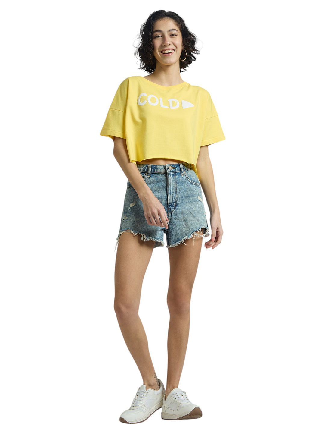 Coldplay Oversized Women Cotton Crop Top 220gsm T-shirt