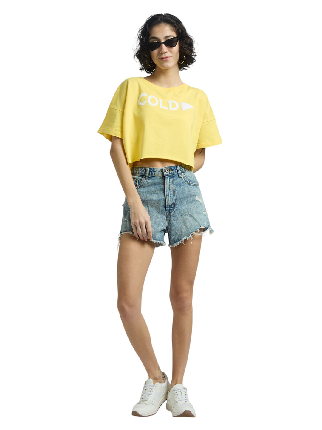 Coldplay Oversized Women Cotton Crop Top 220gsm T-shirt