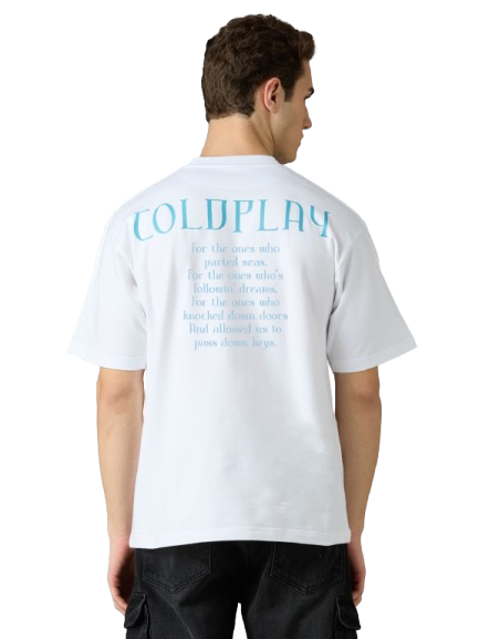 Coldplay We Pray Oversized 260gsm Tshirt