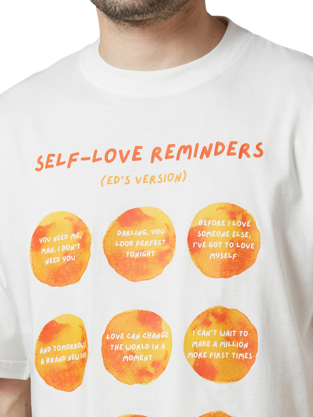 Ed Sheeran Self Love Limited Edition 200 GSM Oversized T-Shirt