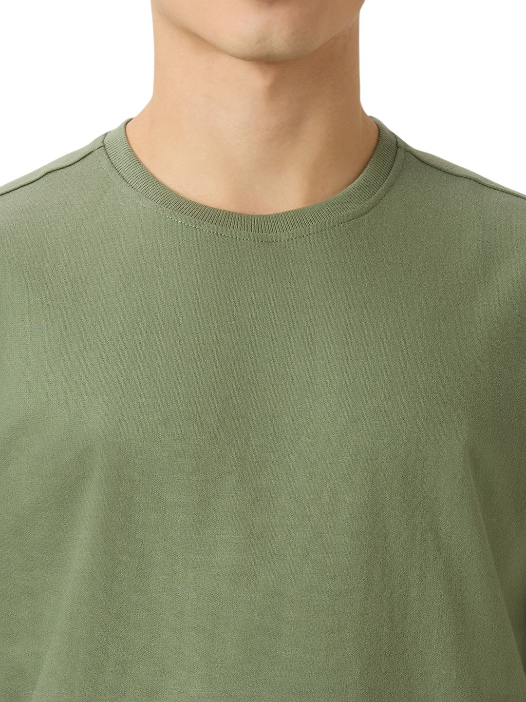 Men's Solid Cotton Oversized Premium 260 GSM T-Shirt