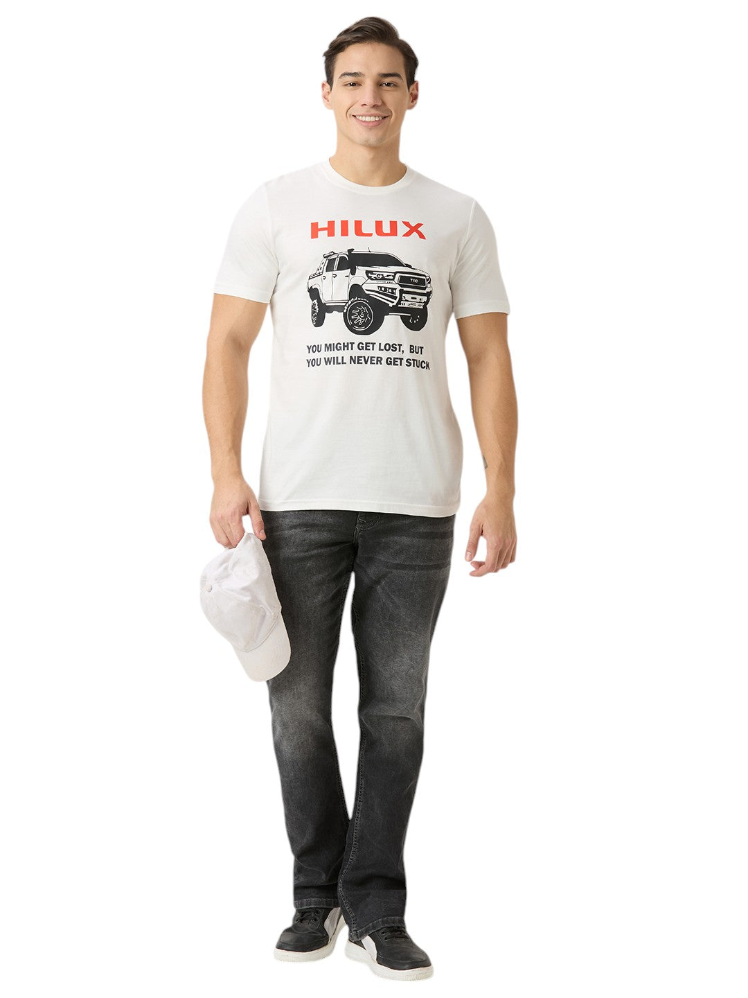 Toyota Hilux Premium Cotton Graphic Print 180 GSM T-Shirt Unisex