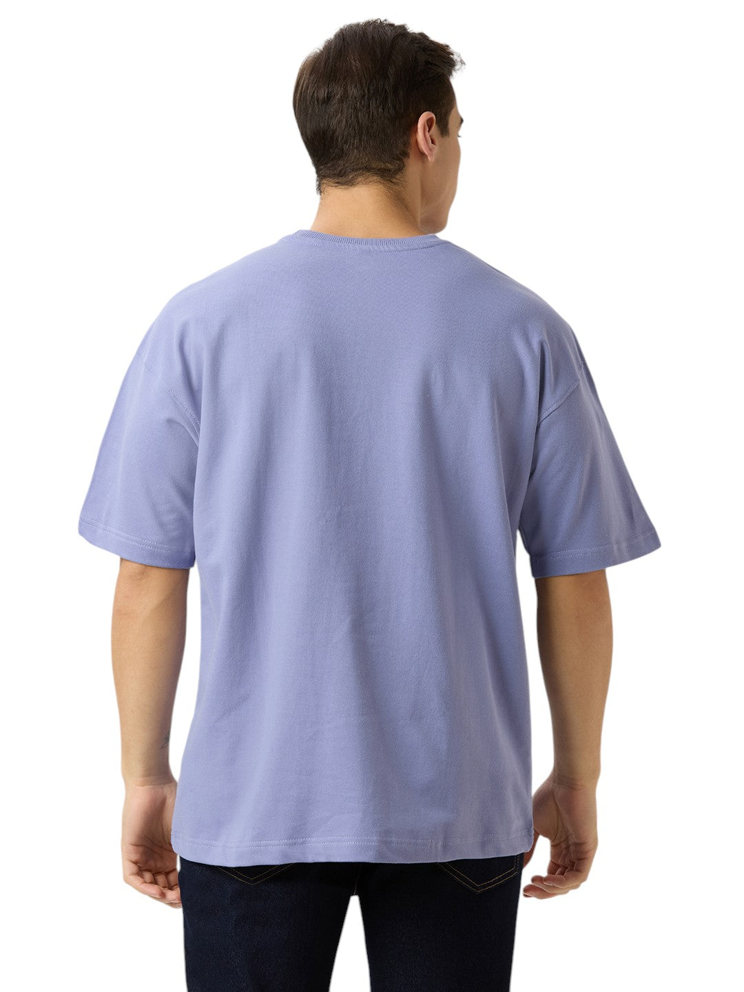 Men's Solid Cotton Oversized Premium 260 GSM T-Shirt