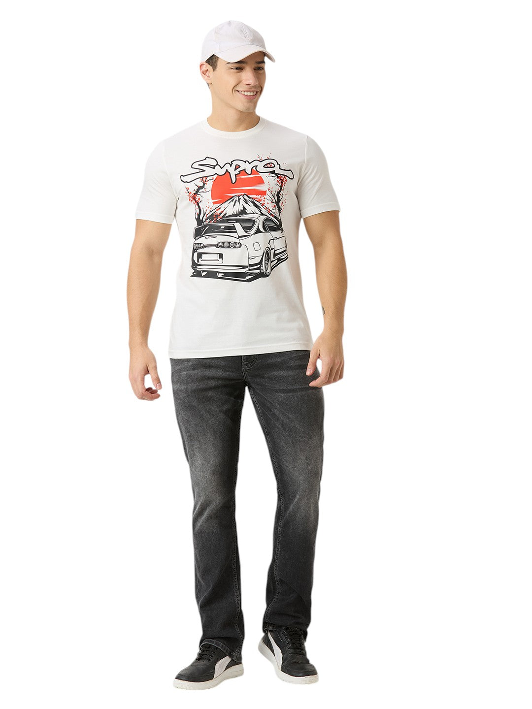 Toyota Supra Premium  Cotton Graphic Print 180 GSM T-Shirt Unisex