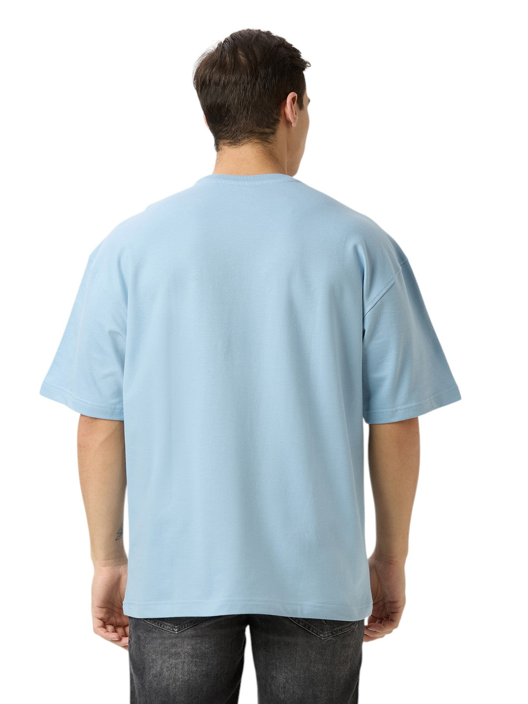 Ford Mustang Oversized  Cotton Graphic Print 260 GSM T-Shirt Unisex