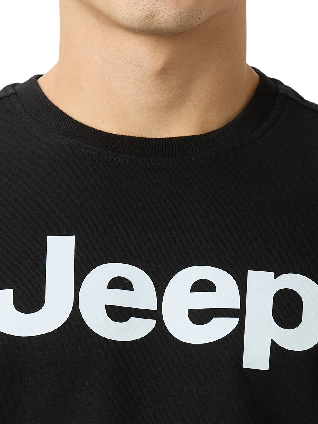 JEEP Oversized  Cotton Graphic Print 230 GSM T-Shirt