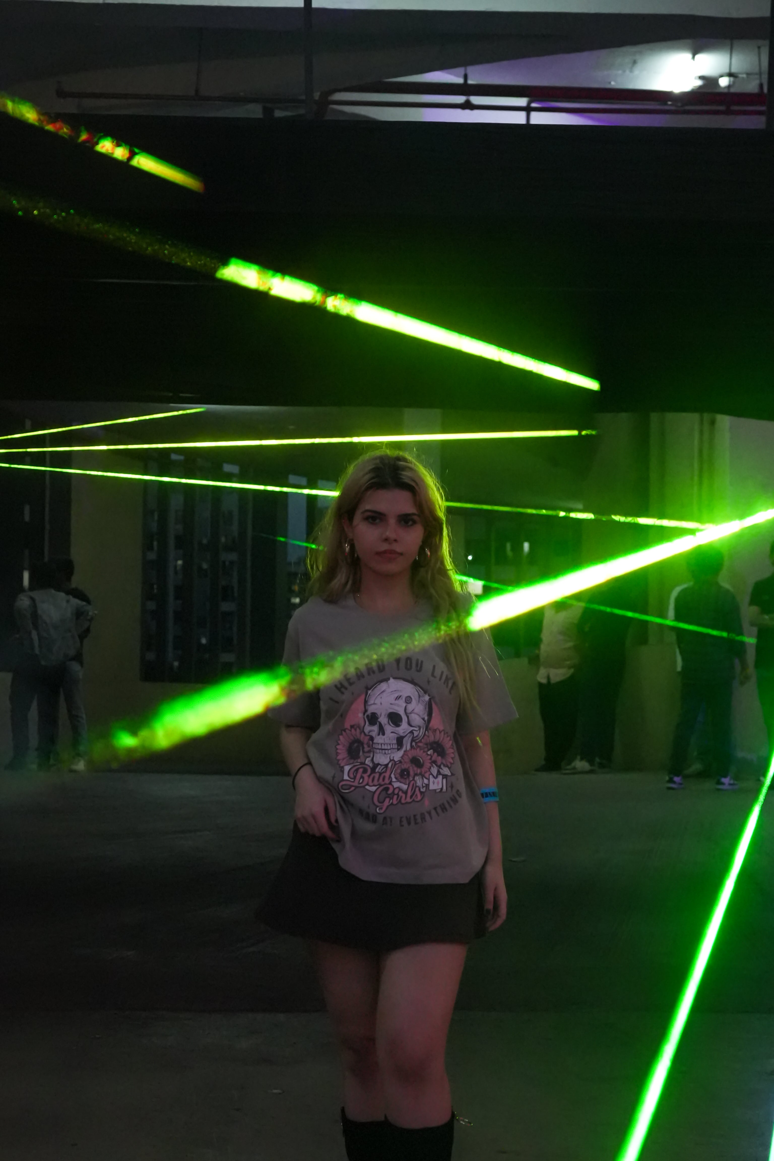 Women's Printed "I Heard You Like Bad Girl" Cotton Oversized Premium 220 GSM T-Shirt